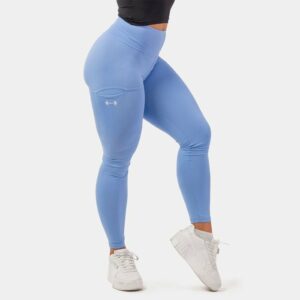 NEBBIA Dámske legíny Active High Waist Smart Pocket Light Blue  M