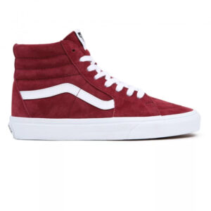 VANS-UA SK8-HI pig suede tawny port Červená 38