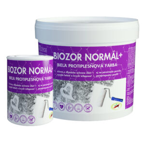 Biozor Normál + protiplesňová farba na steny biela 0,8 kg