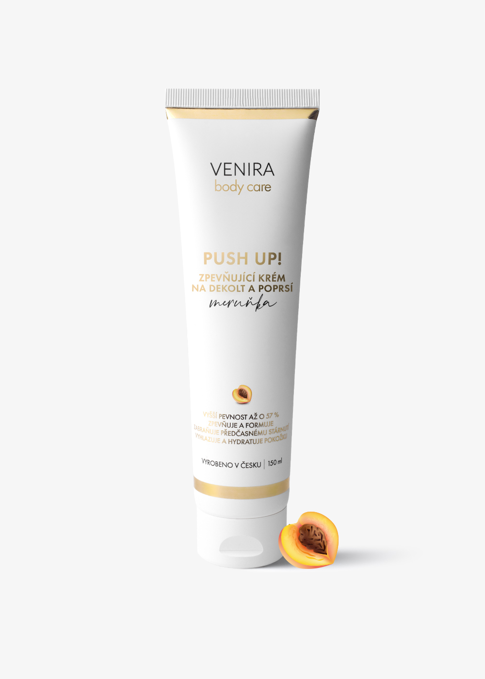 VENIRA PUSH-UP spevňujúci krém na dekolt a prsia, marhuľa, 150 ml marhuľa, 150 ml