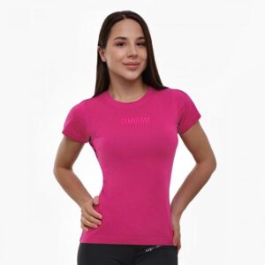GymBeam Dámske tričko FIT Magenta  XL