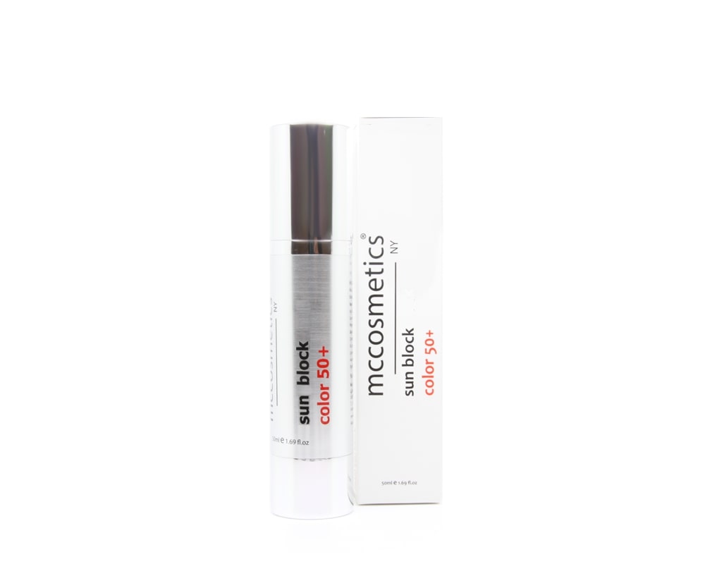 MCCosmetics Denný krém na opaľovanie s ochranným faktorom SPF 50+ (tónovaný)