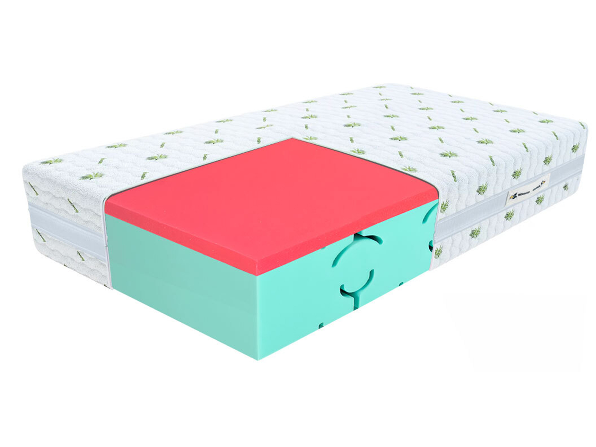 Wilsondo Penový ortopedický matrac s vankúšom Luna 80x200