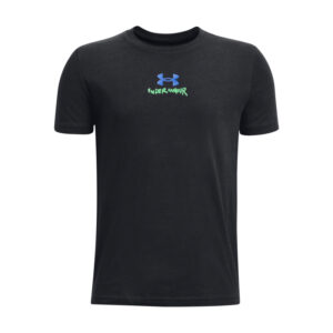 UNDER ARMOUR-UA SCRIBBLE BRANDED SS-BLK Čierna 160/170