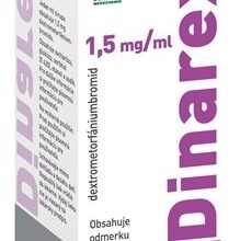 Dinarex 1,5 mg/ml sirup proti kašľu na suchý kašeľ 200 ml