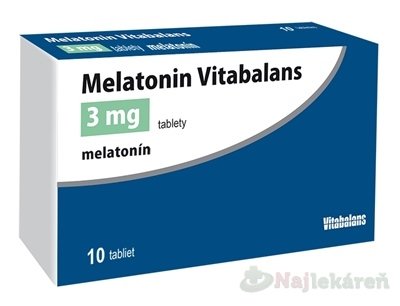 Melatonin Vitabalans 3 mg tablety tbl. 10 x 3 mg
