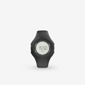 DECATHLON Hodinky so stopkami W200 M čierne