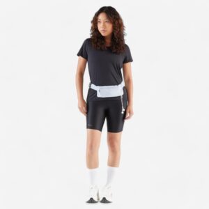 KIPRUN Unisex bežecký opasok na smartfón Basique 2 sivý