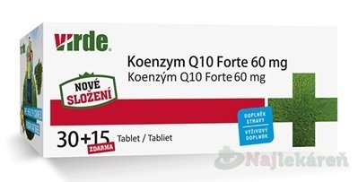 Virde Koenzym Q10 Forte 60 mg 45 tabliet