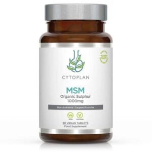 Cytoplan MSM organická síra 1000 mg, 60 vegan tabliet