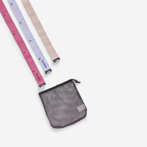 DOMYOS Súprava 3 elastických popruhov na pilates s odporom 7, 10 a 15 kg