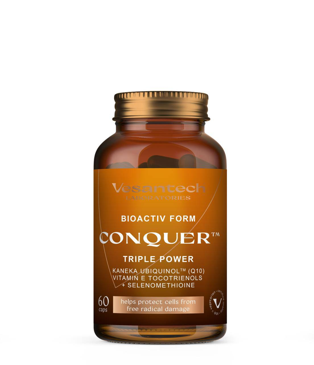 Vesantech Conquer (koenzým Q10+E+Se) 60 cps