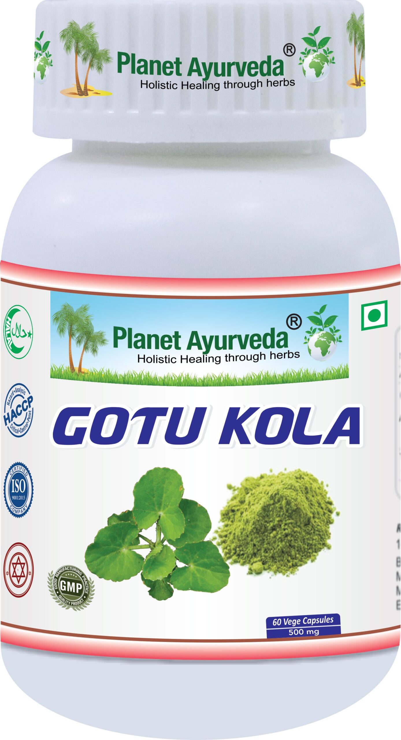 Gotu Kola - Pamäť, Koncentrácia, Depresie - 500 mg, 60 kapsúl