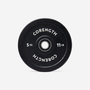 DOMYOS Kotúč bumper na cvičenie s činkami 5 kg, vnútorný priemer 50 mm 5 kg