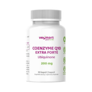 Vegmart Koenzým Q10 Extra forte (ubiquinón) 200 mg, 90 kapsúl