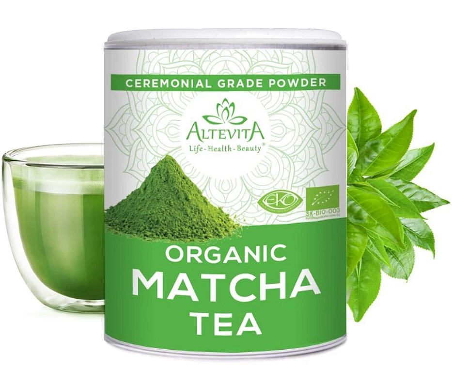 Altevita Matcha zelený čaj BIO 100g dóza