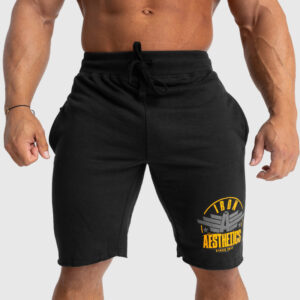 Pánske teplákové kraťasy Iron Aesthetics Force, čierne