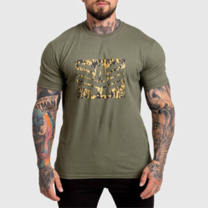 Pánske tričko Iron Aesthetics Tactical, zelené