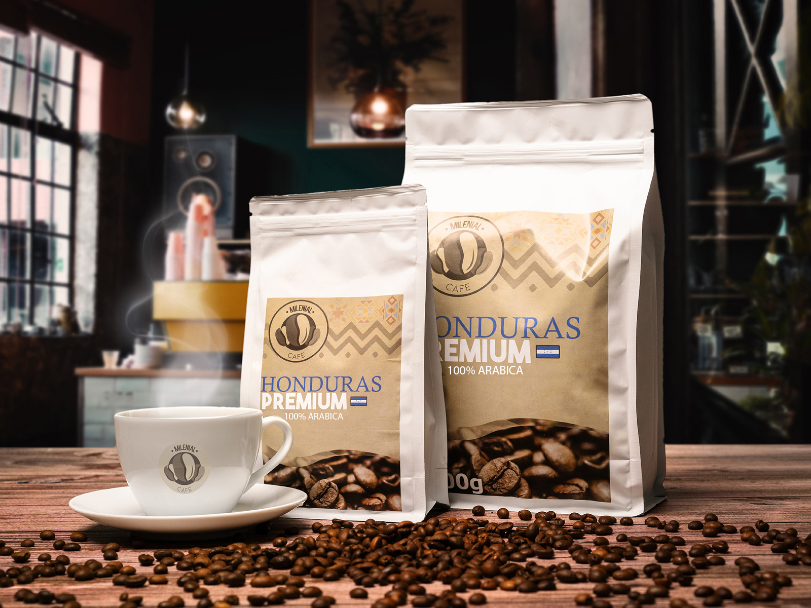 Milenial Cafe Honduras - čerstvo pražená 100% zrnková Arabica Hmotnosť: 1000g