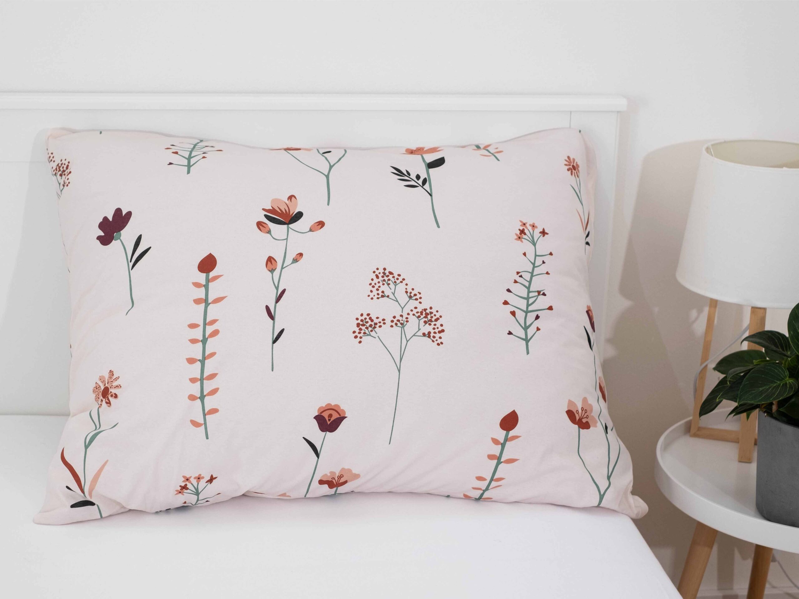 Obliečka Mako jersey 70 × 90 cm – Vlčie maky béžové-  -