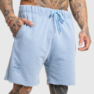 Pánske kraťasy Iron Aesthetics X Washed, modré