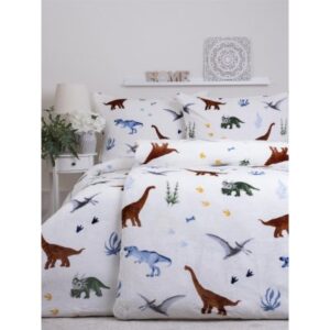 Obliečky mikroplyš Exclusive – Dinosaury - 140 × 200 cm - 70 x 90 cm