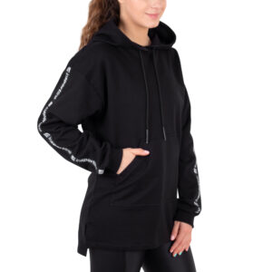 Dámska mikina inSPORTline Overhoodie čierna - S