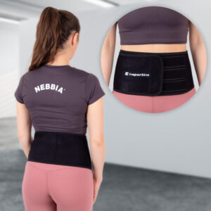 Neoprénový pás inSPORTline Waistup čierna - L