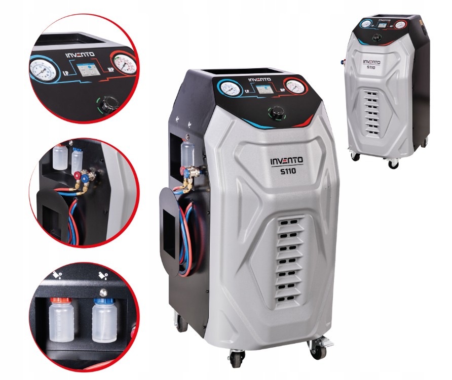 INVENTO S110 Silver Line R134a Semi - automatic AC station