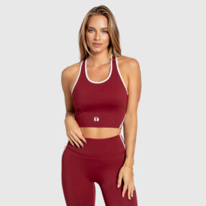 Dámska športová podprsenka Iron Aesthetics Define, bordová