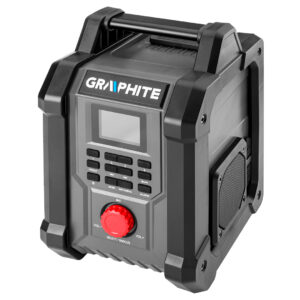 GRAPHITE Energy+ 18V stavebné rádio bez akumulátora 58GE128