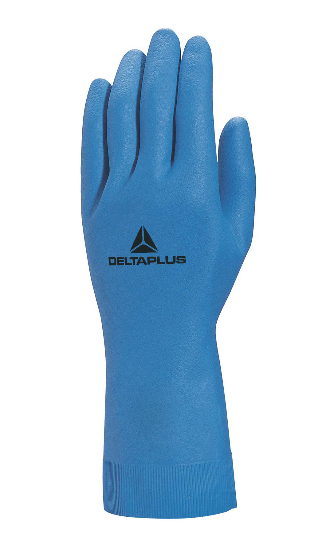 Delta Plus VE440 Pracovné latexové rukavice Modrá, 7/8