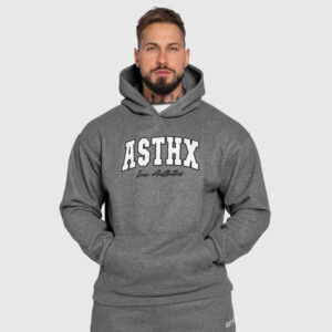 Oversized mikina Iron Aesthetics ASTHX, sivá