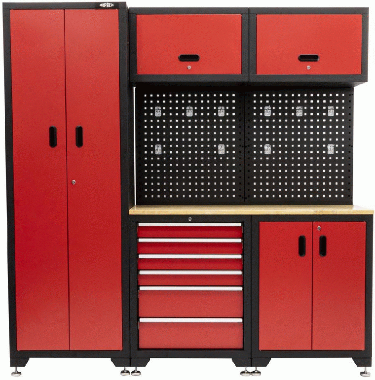 Airpress Zostava dielenského nábytku 198cm 79611